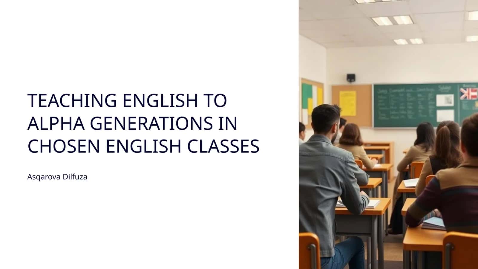 Characteristics of the Alpha Generation and Their Learning Styles 1