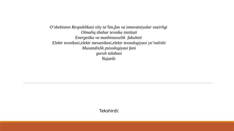 Muhandislik Psixologiyasi 1