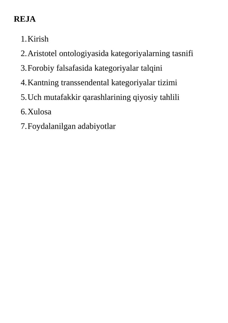 Ontologiya falsafasi 1
