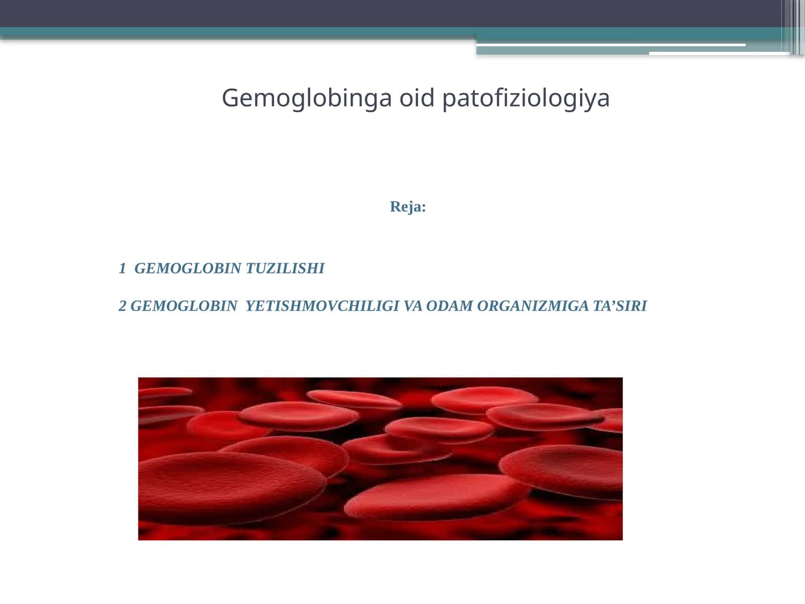 Gemoglobinga oid patofiziologiya 1