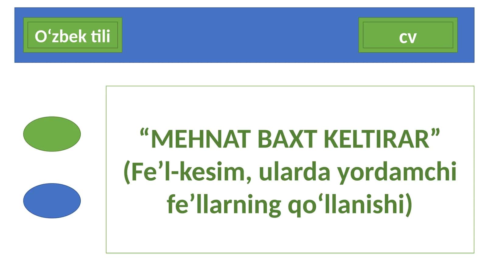 “MEHNAT BAXT KELTIRAR” 1