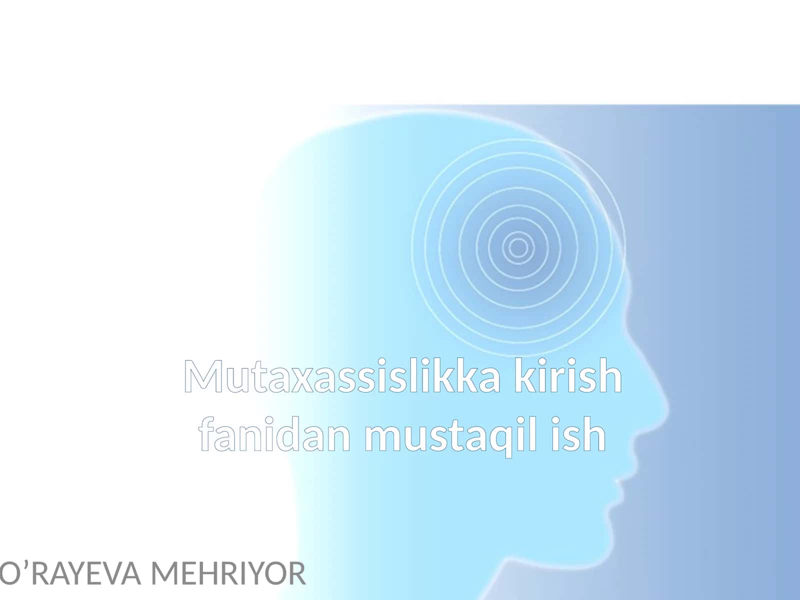 XOTIRANI KUCHAYTIRISH KO’Z OLDIGA KELTIRISH METODI 1