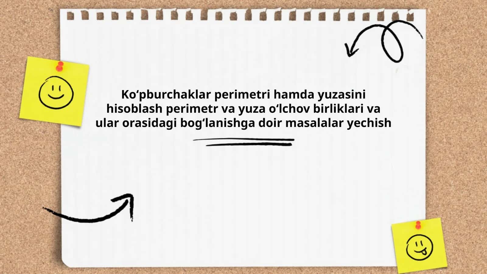 Koʻpburchaklar perimetri hamda yuzasini hisoblash 1