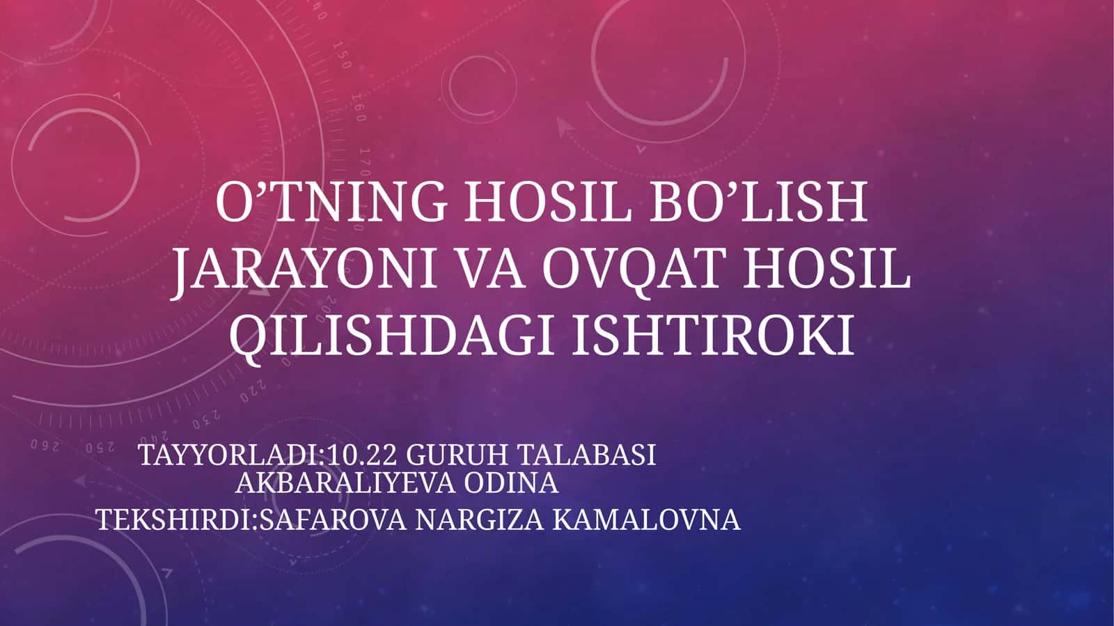 O‘tpu fagi haqida ma’lumot 1