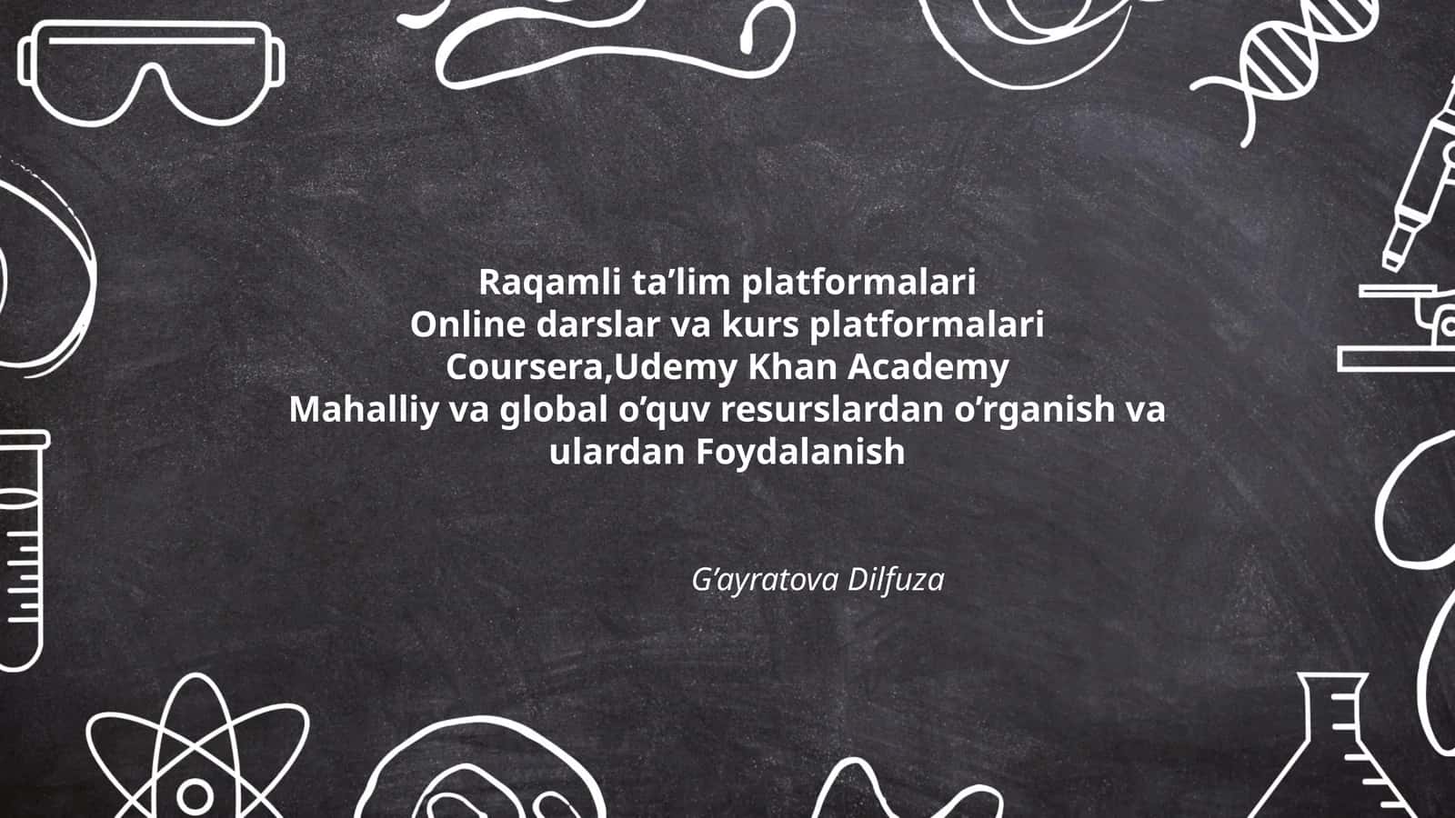 Raqamli ta’lim platformalari 1