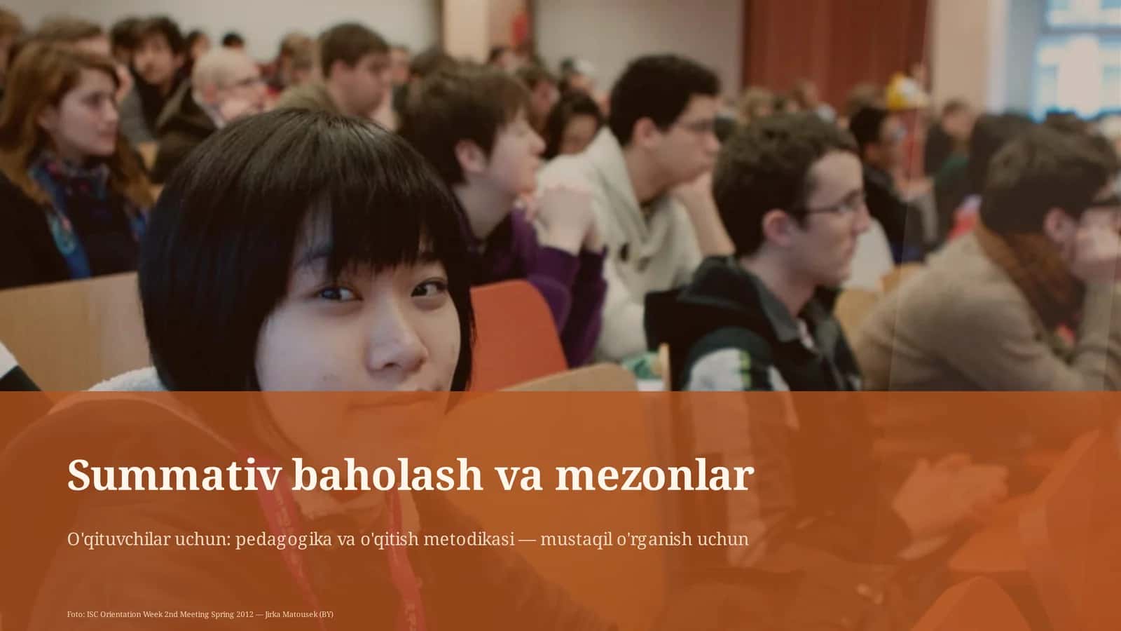 Summativ baholash va mezonlar 1