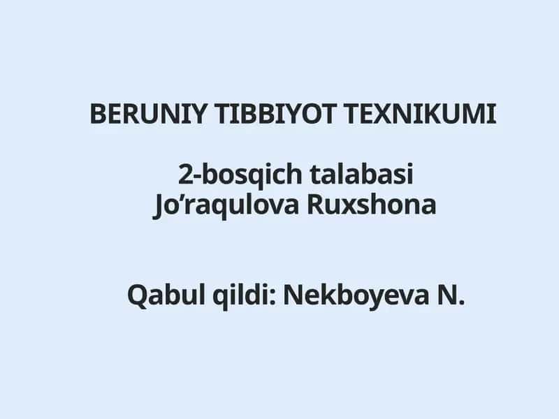 Demografik jarayonlarning tibbiy ijtimoiy ahamiyati 1