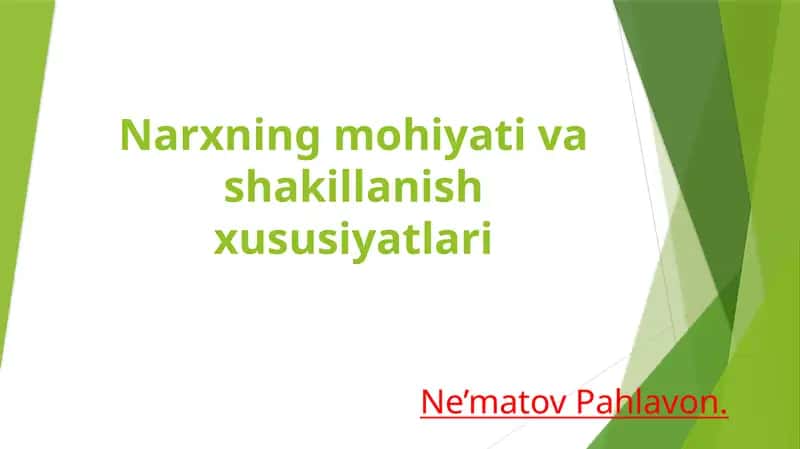 Iqtisodiyot nazariyasi mustaqil ish 1