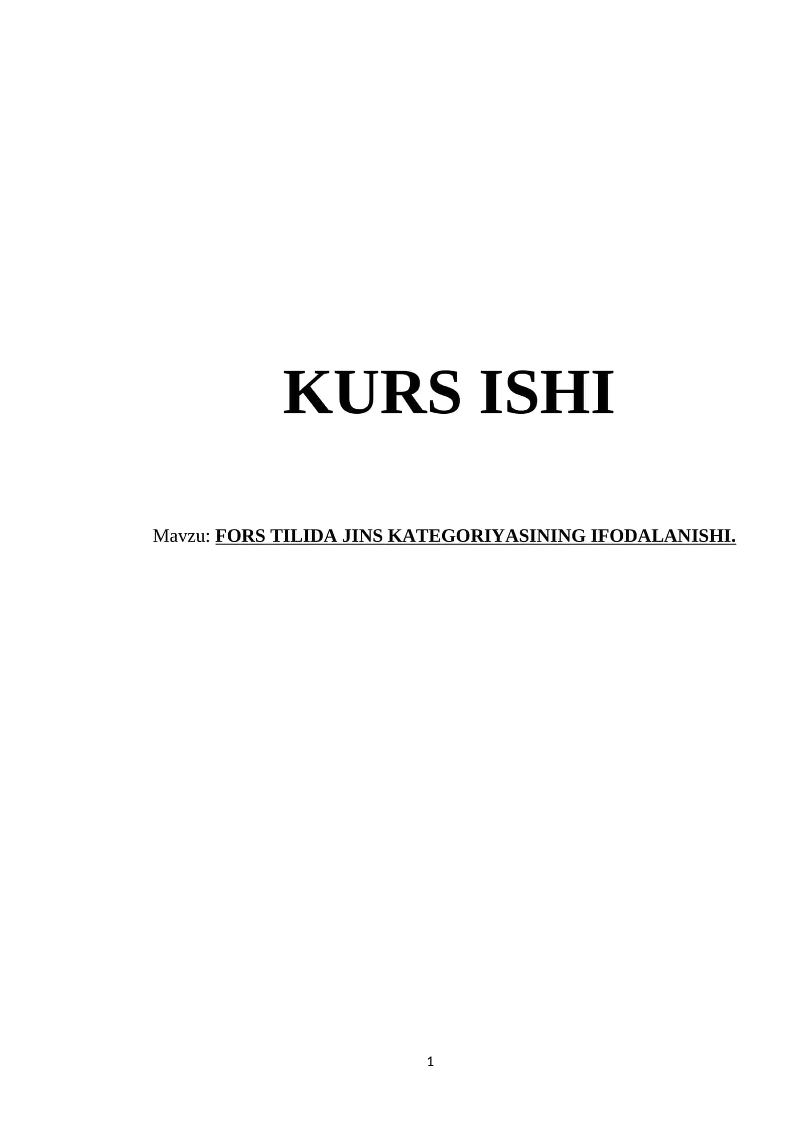 FORS TILIDA JINS KATEGORIYASINING IFODALANISHI 1