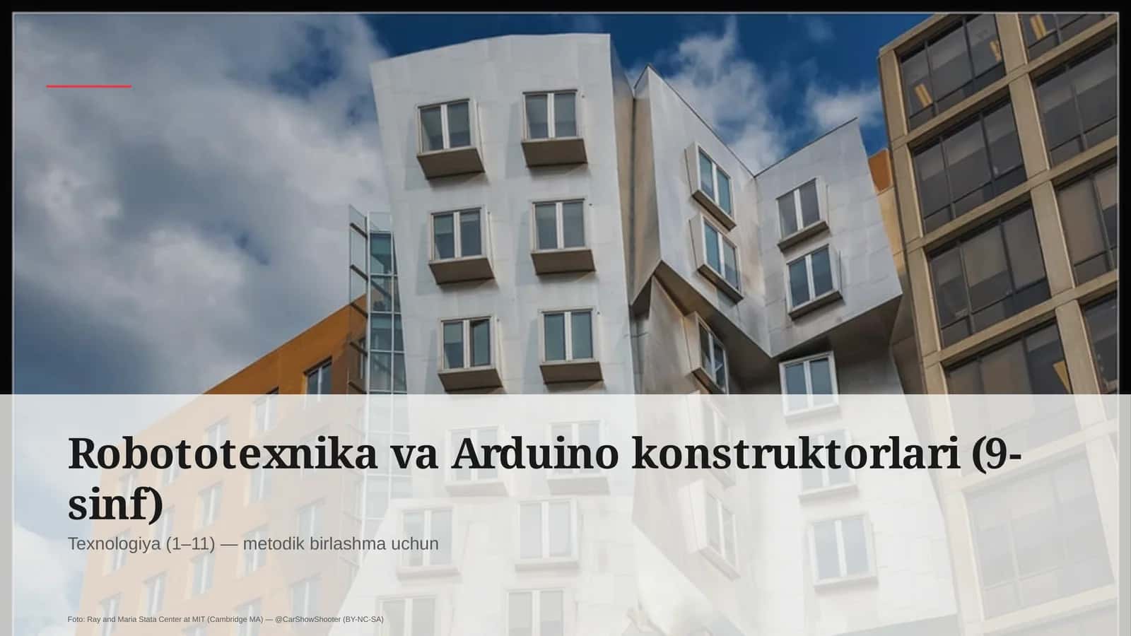 Robototexnika va Arduino konstruktorlari (9-sinf) 1