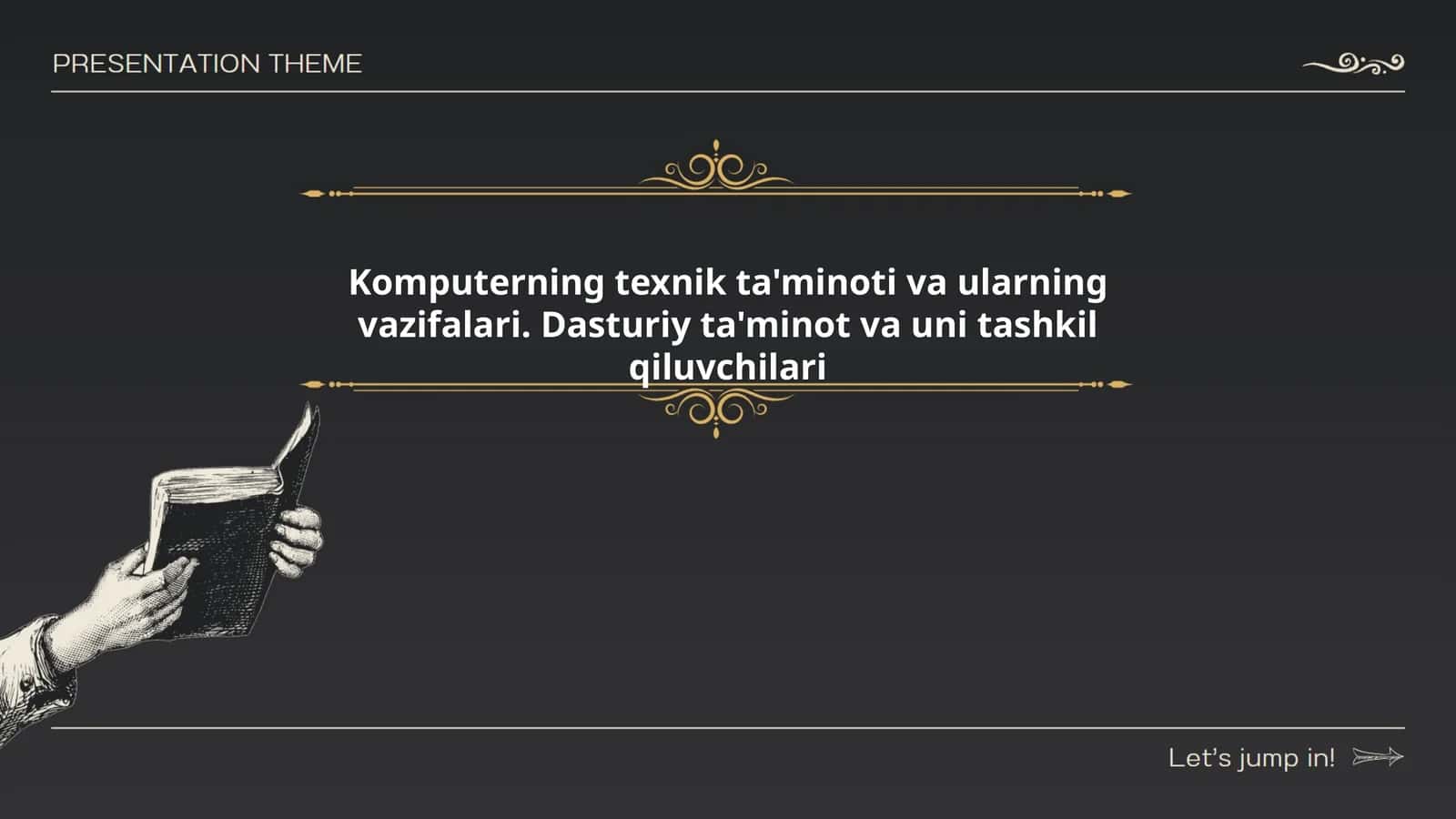 Kompyuterning texnik ta'minoti 1
