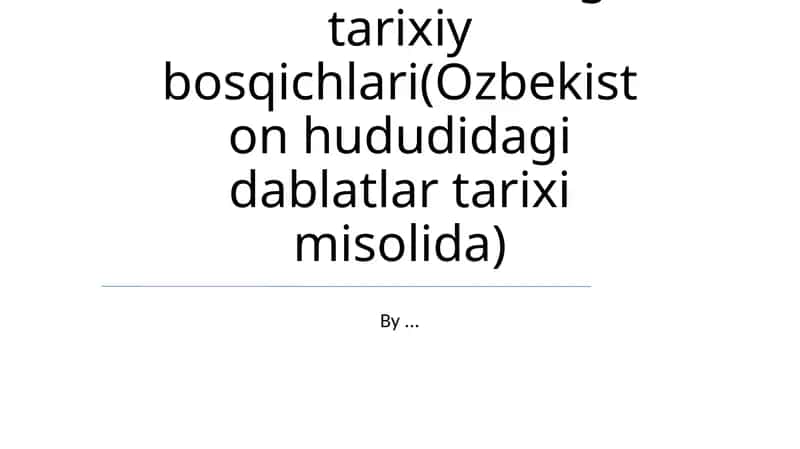 Shayboniylar Xonligi 1