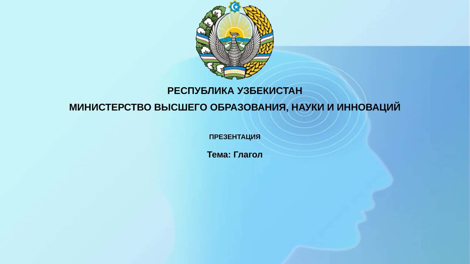 Презентация о глаголе 1