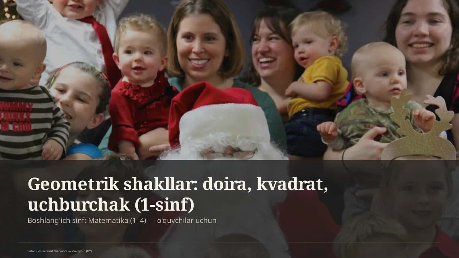 Geometrik shakllar: doira, kvadrat, uchburchak (1-sinf) 1