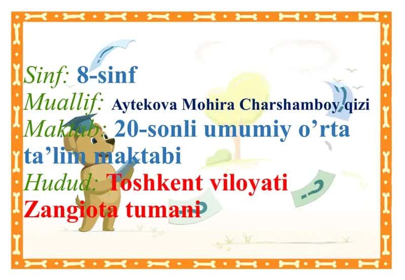 Suyaklarning tuzilishi va o’sishi 1