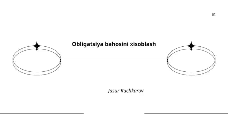 Obligatsiya bahosini xisoblash 1