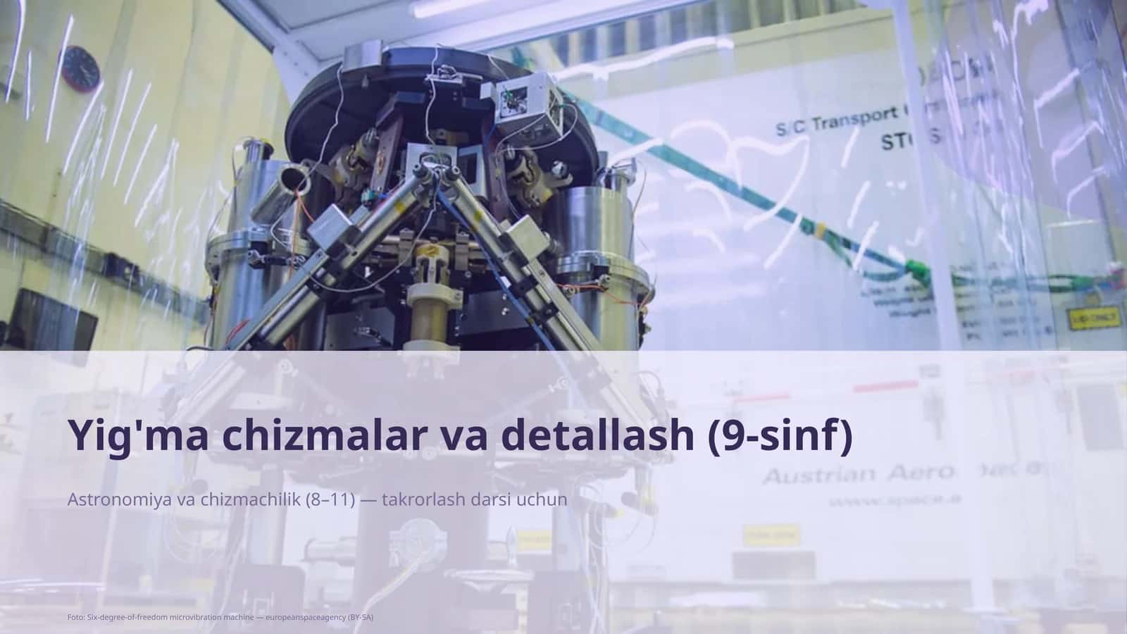 Yig'ma chizmalar va detallash (9-sinf) 1