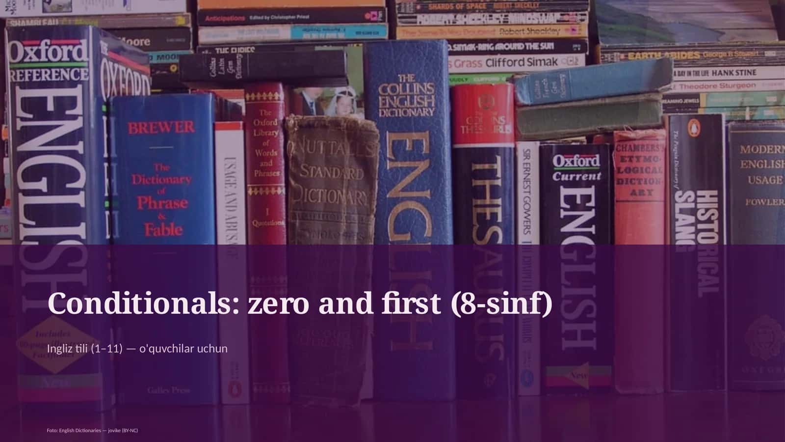 Conditionals: zero and first (8-sinf) 1