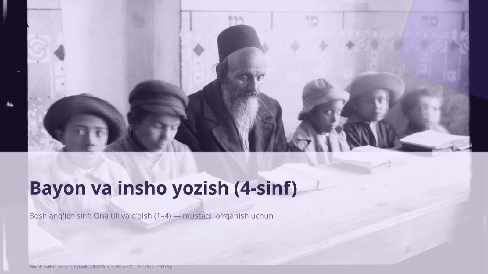 Bayon va insho yozish (4-sinf) 1