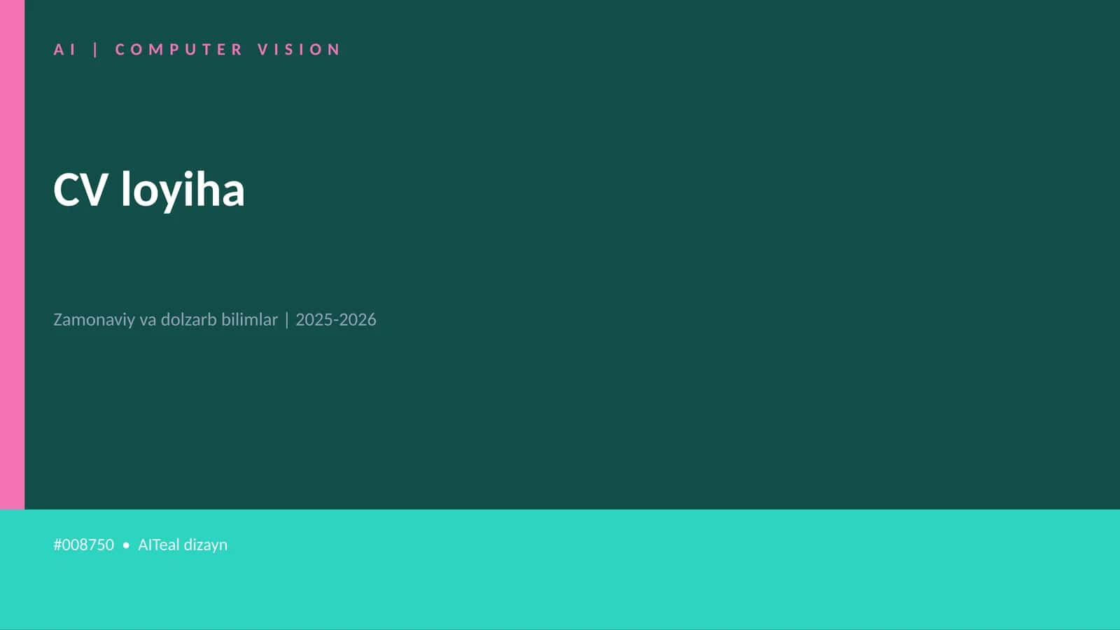 CV loyiha 1