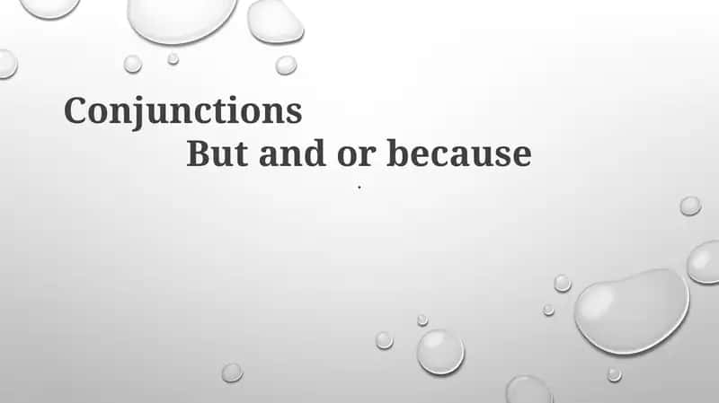 Conjunctions 1