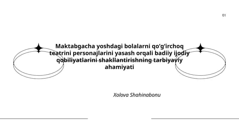 Maktabgacha yoshdagi bolalarni qoʻgʻirchoq teatrini personajlarini yasash orqali badiiy ijodiy qobiliyatlarini shakllantirishning tarbiyaviy ahamiyati 1