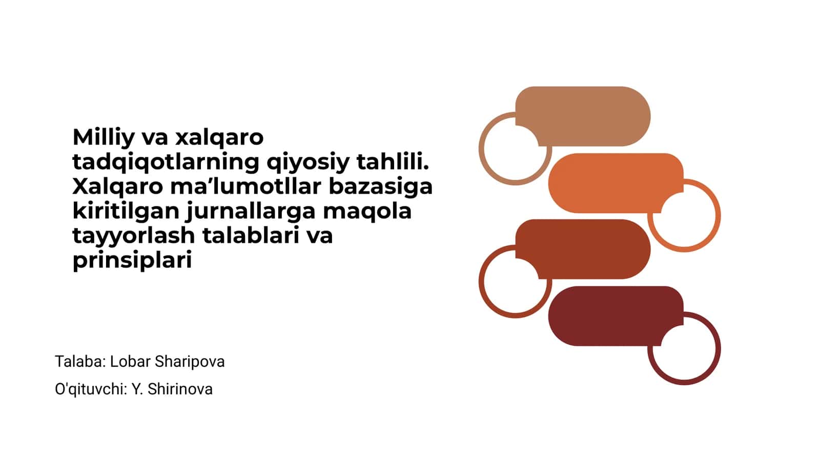 Milliy va xalqaro tadqiqotlarning qiyosiy tahlili 1