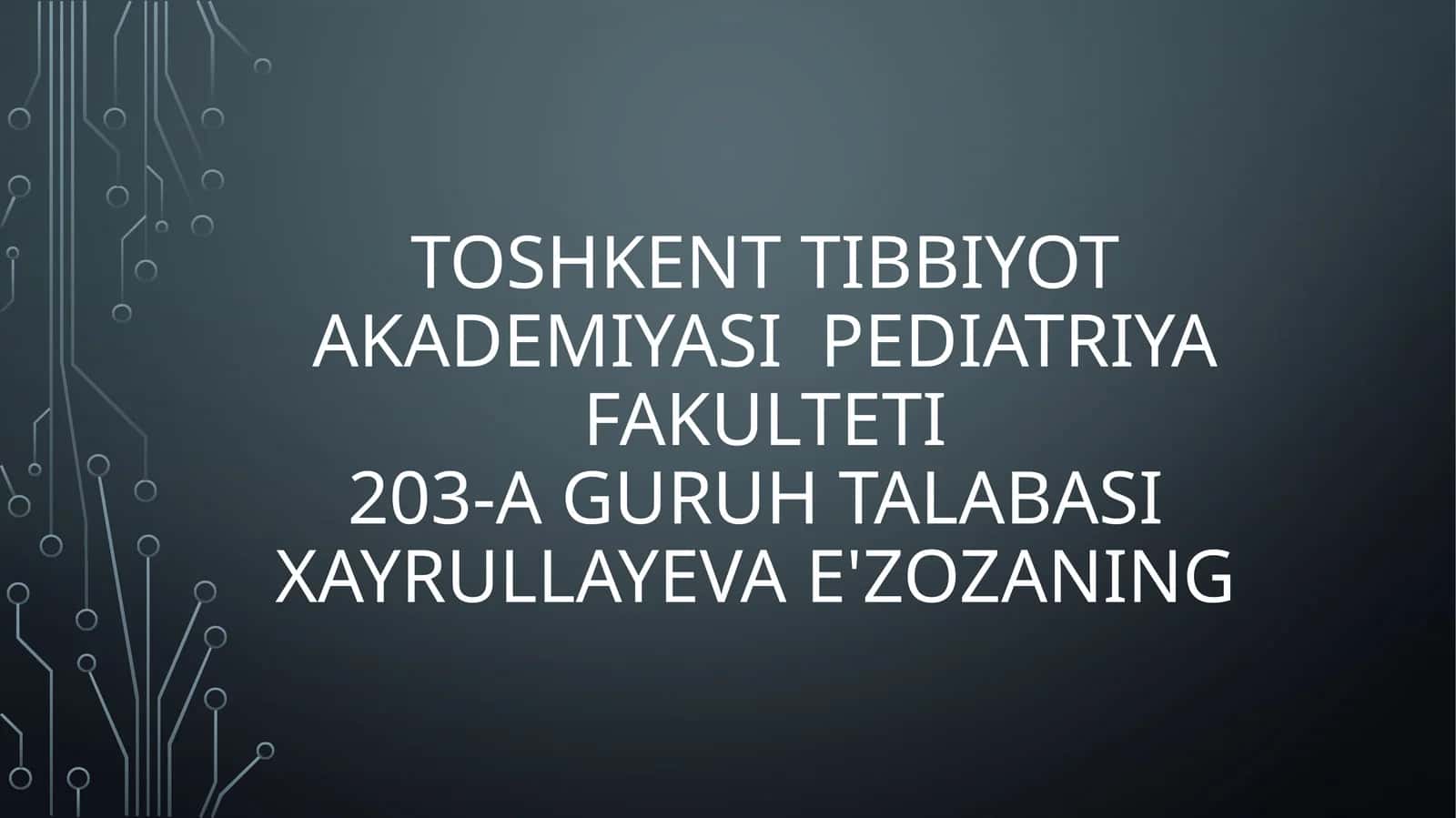 Endogenparazitarni tashkil etadigan kasalliklar 1