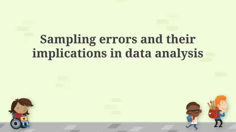 Understanding Sampling Error 1