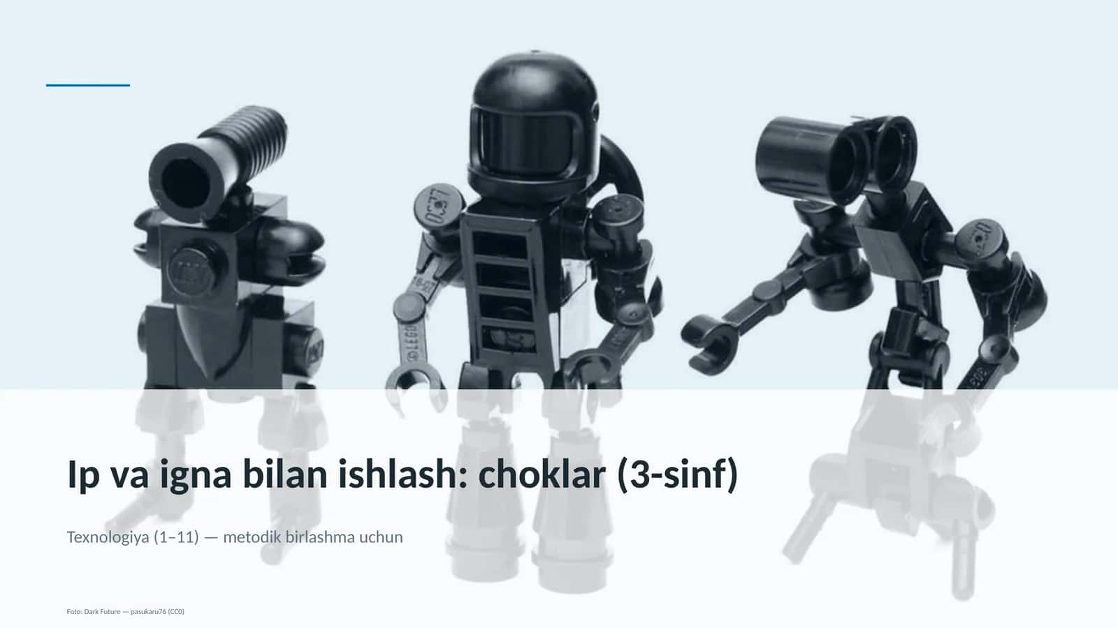 Ip va igna bilan ishlash: choklar (3-sinf) 1