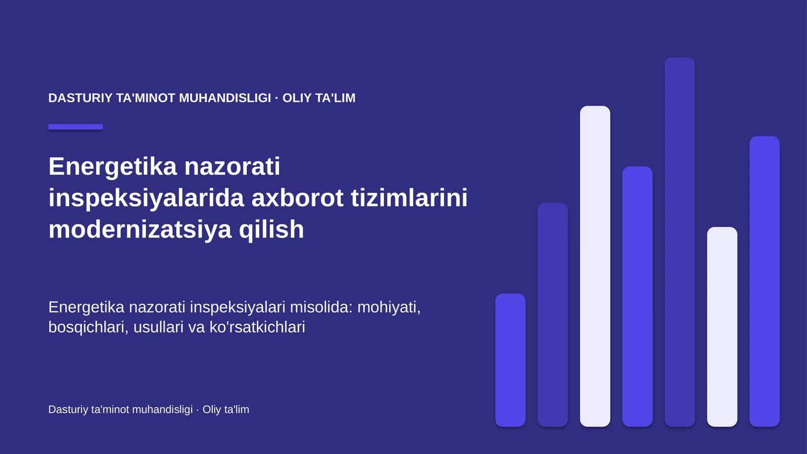 Energetika nazorati inspeksiyalarida axborot tizimlarini modernizatsiya qilish 1