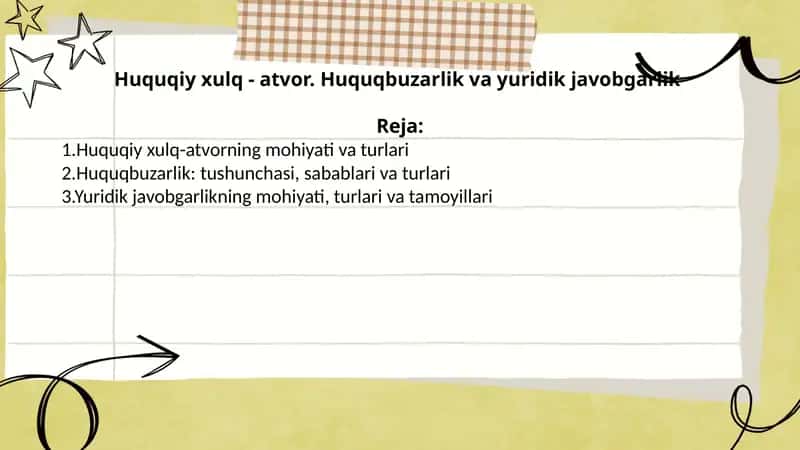 Huquqiy Xulq-Atvorlik Darslik 1