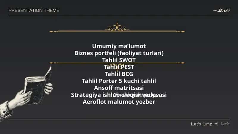 Biznes portfeli (faoliyat turlari) 1