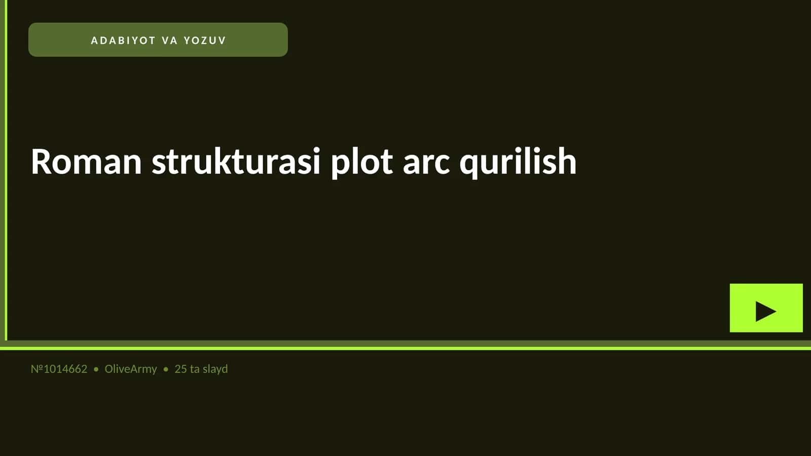 Roman strukturasi plot arc qurilish 1