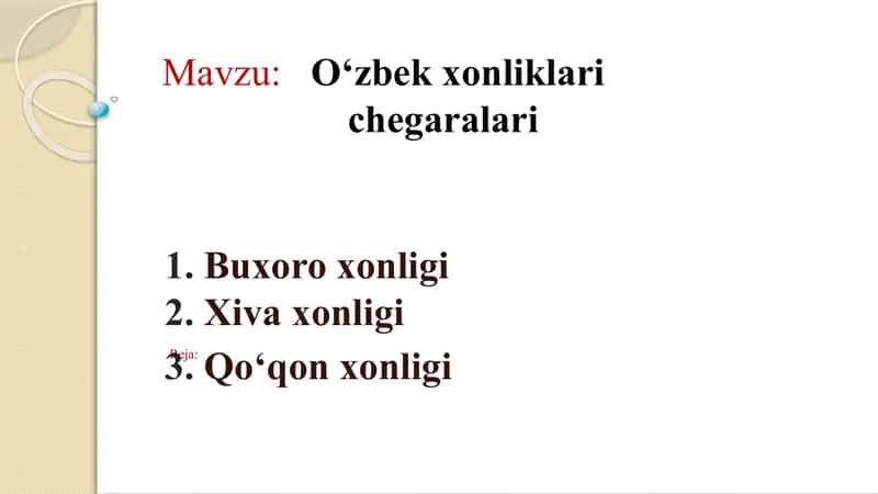 O‘zbekxonliklari 1