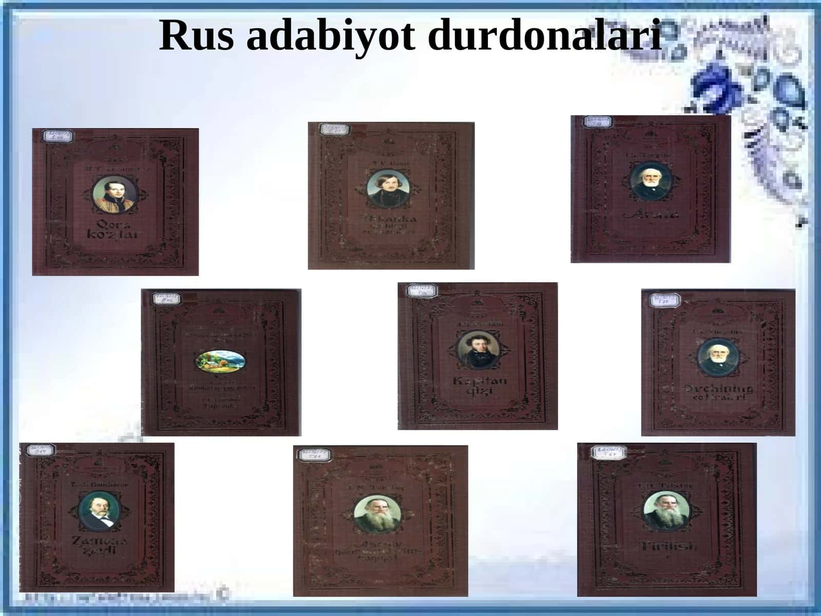 Rus adabiyot durdonalari 1