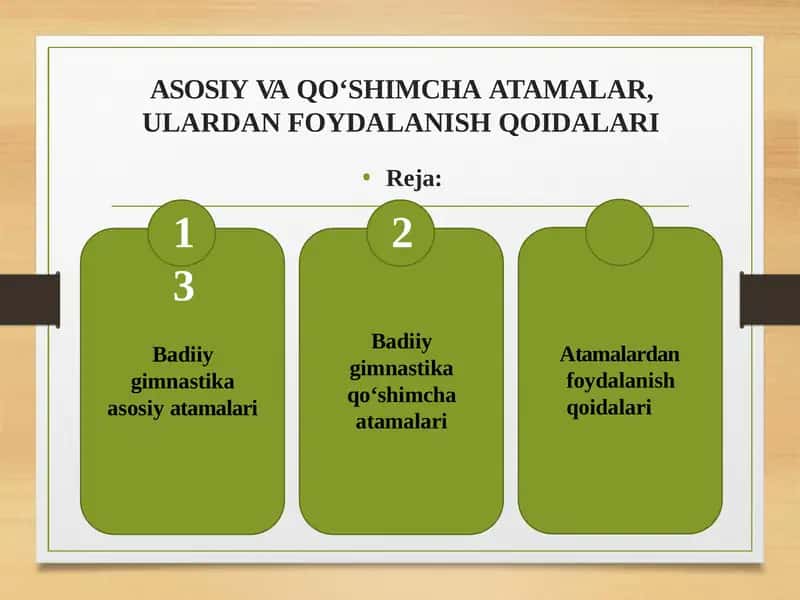 Badiiy gimnastika asosiyatamalari 1