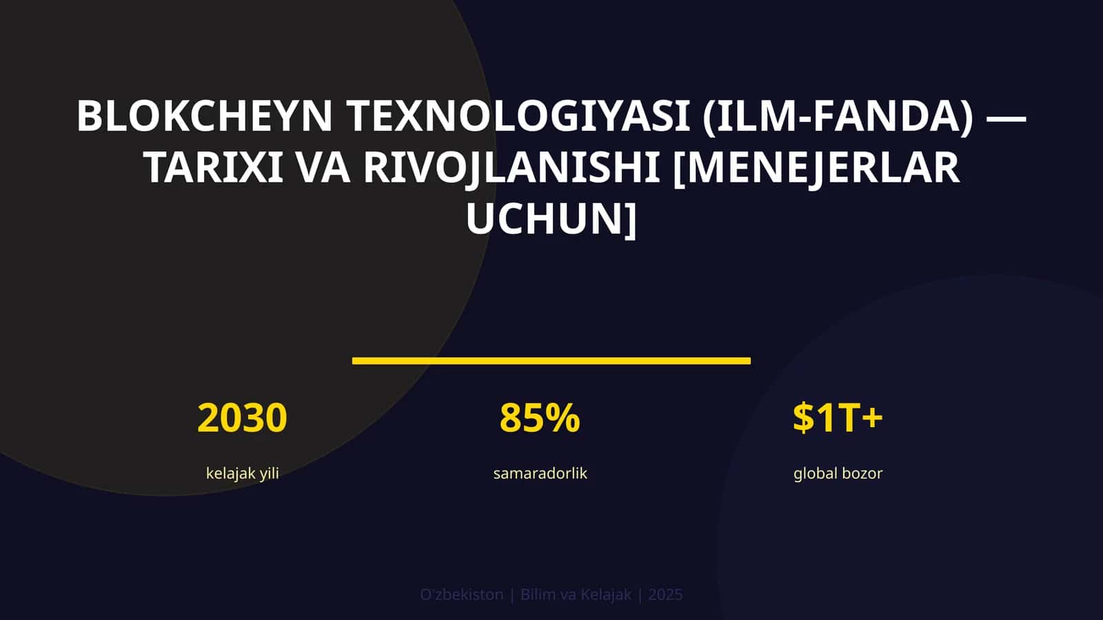 Blokcheyn texnologiyasi (ilm-fanda) — tarixi va rivojlanishi [menejerlar uchun] 1