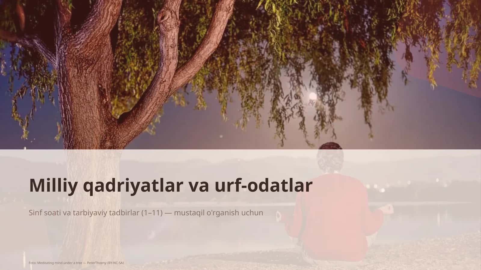 Milliy qadriyatlar va urf-odatlar 1