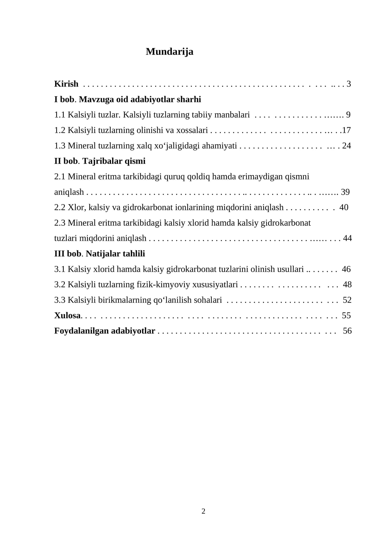 Kalsiyli tuzlar 1