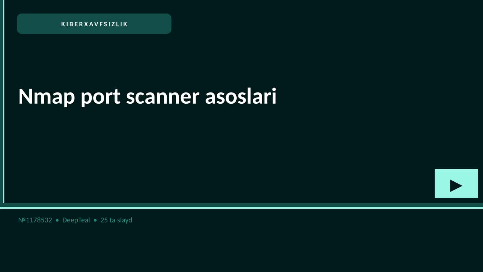 Nmap port scanner asoslari 1