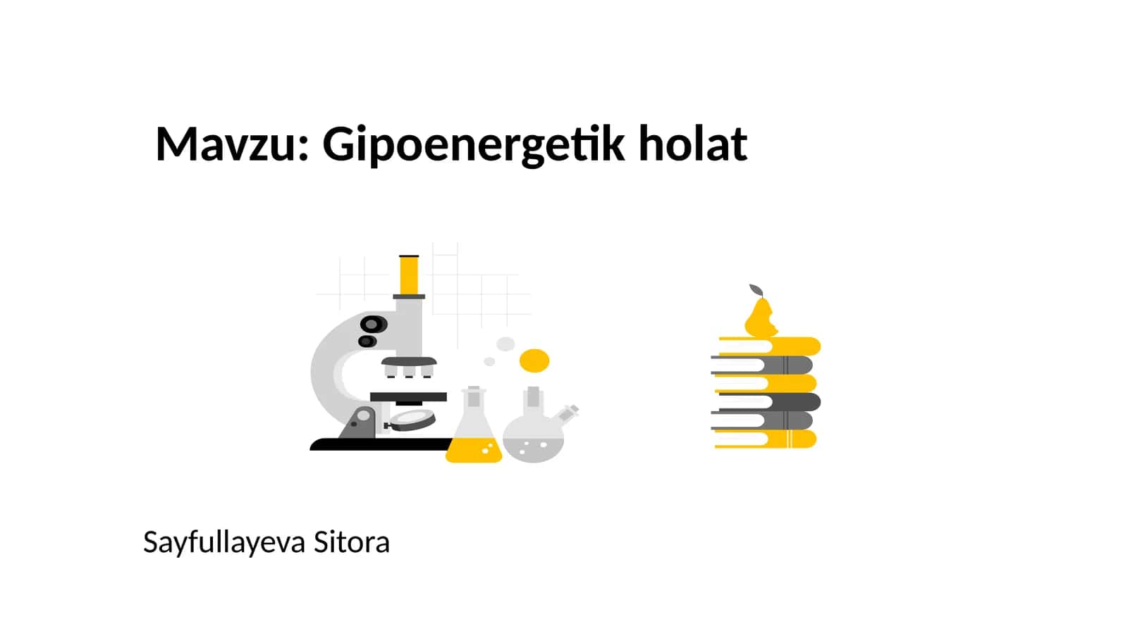 Gipoenergetik holat 1
