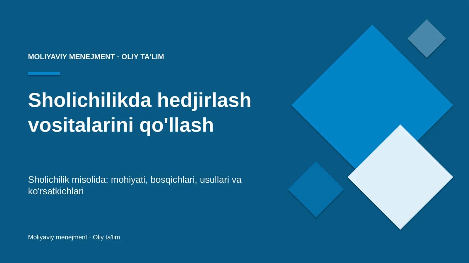sholichilikda hedjirlash vositalarini qo'llash 3106 1
