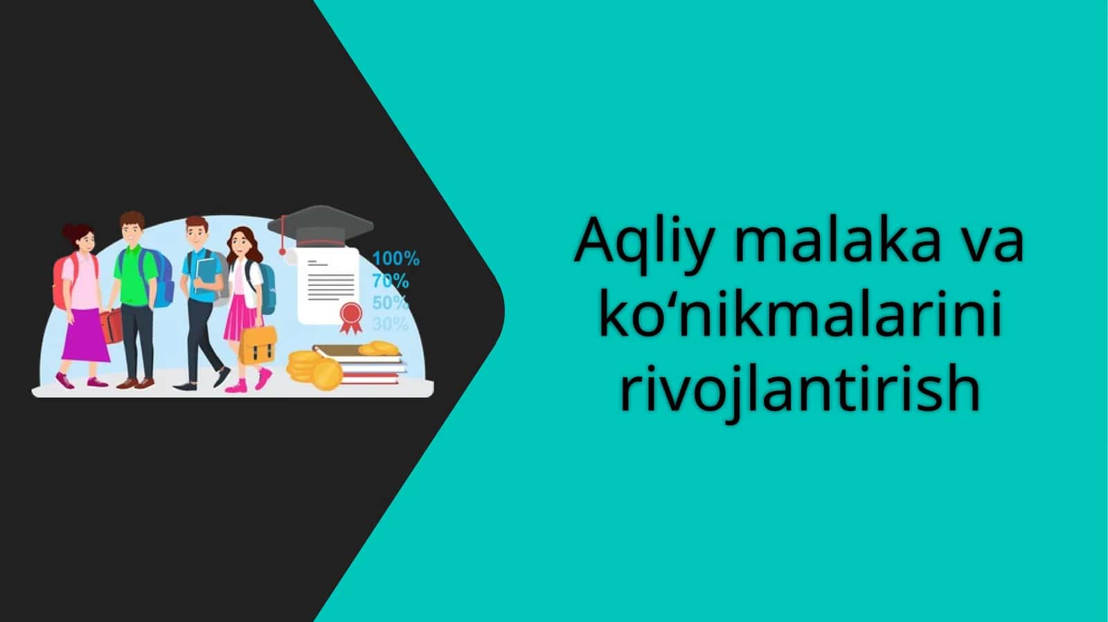 Aqliy malaka va ko‘nikmalarini rivojlantirish 1