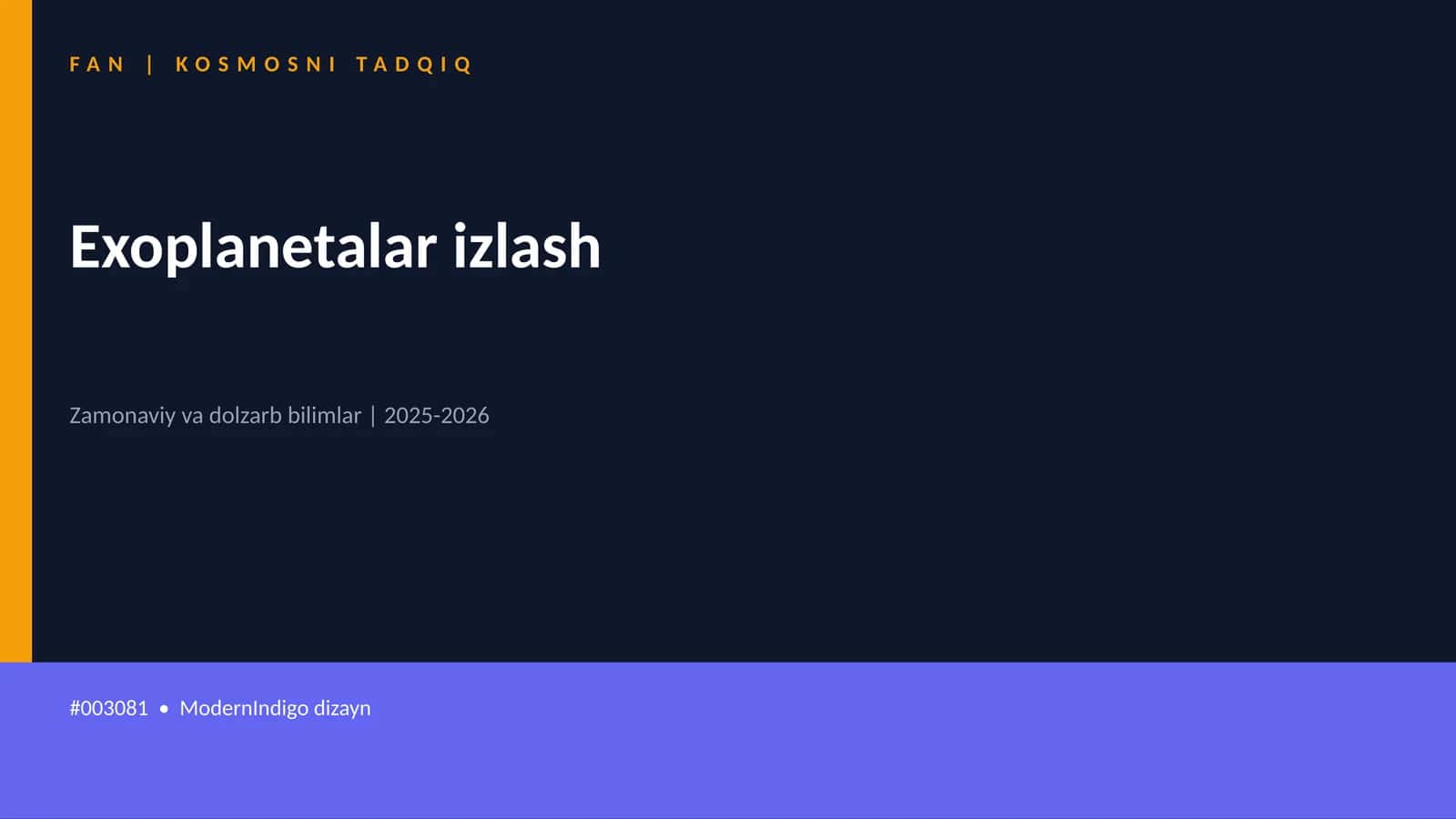 Exoplanetalar izlash 1