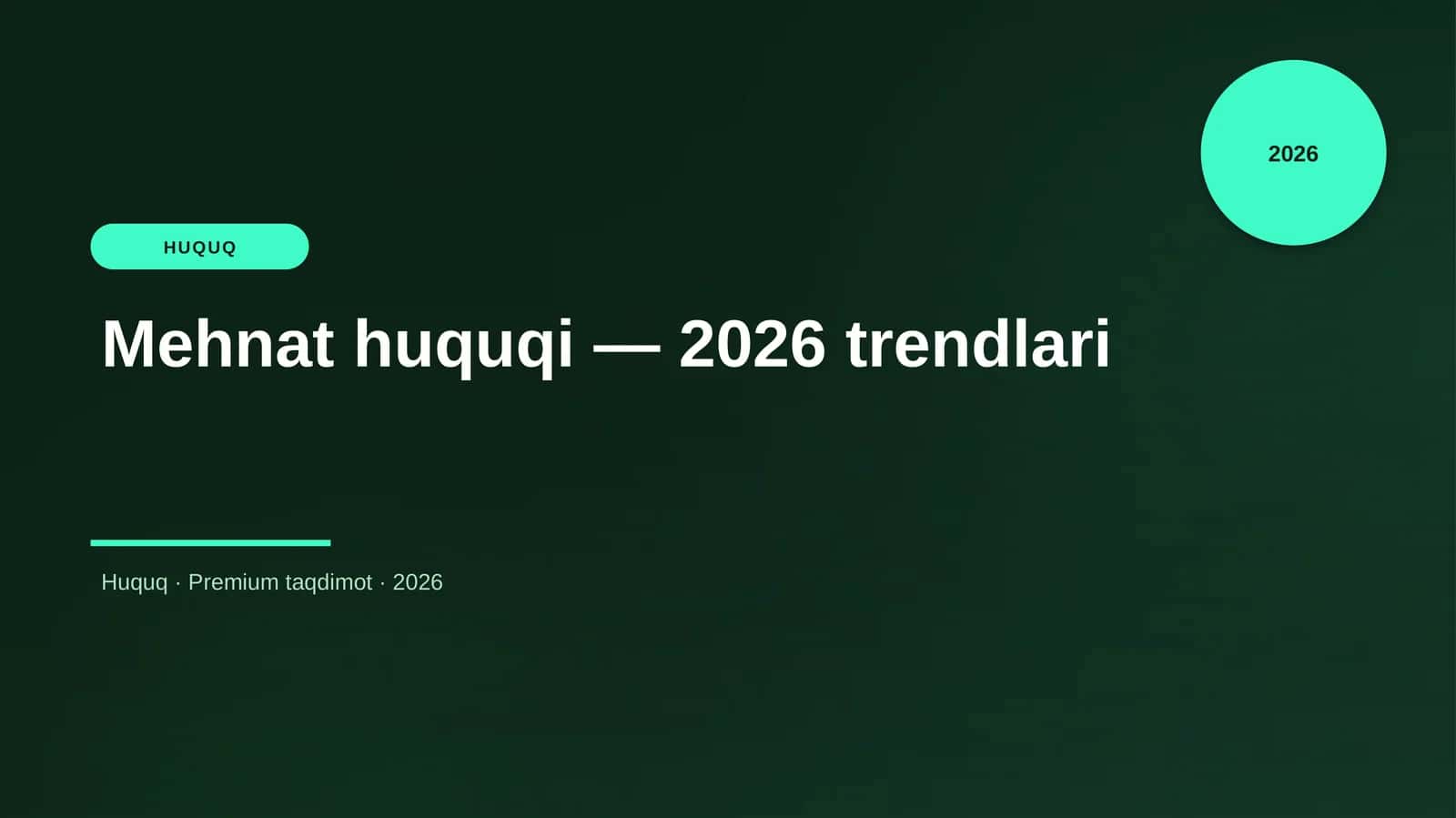 Mehmat huquqi - 2026 trendlari 1