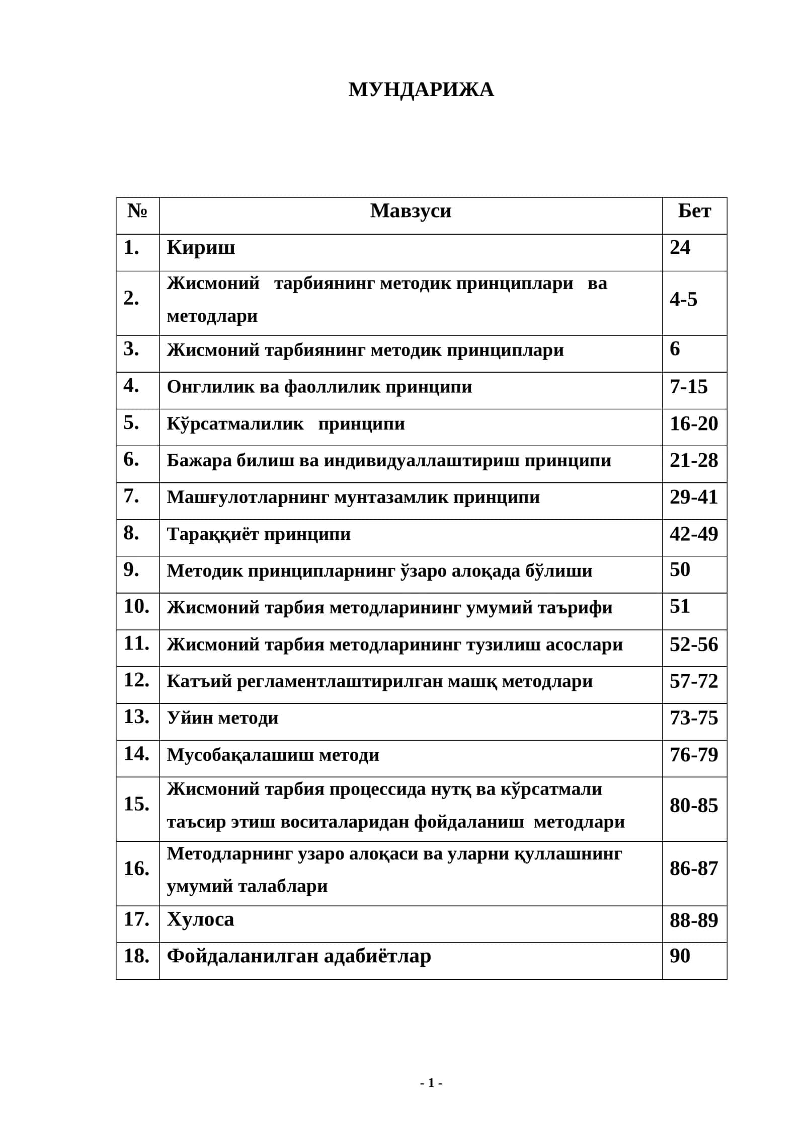 Жисмоний тарбиянинг методик принциплари ва методлари 1