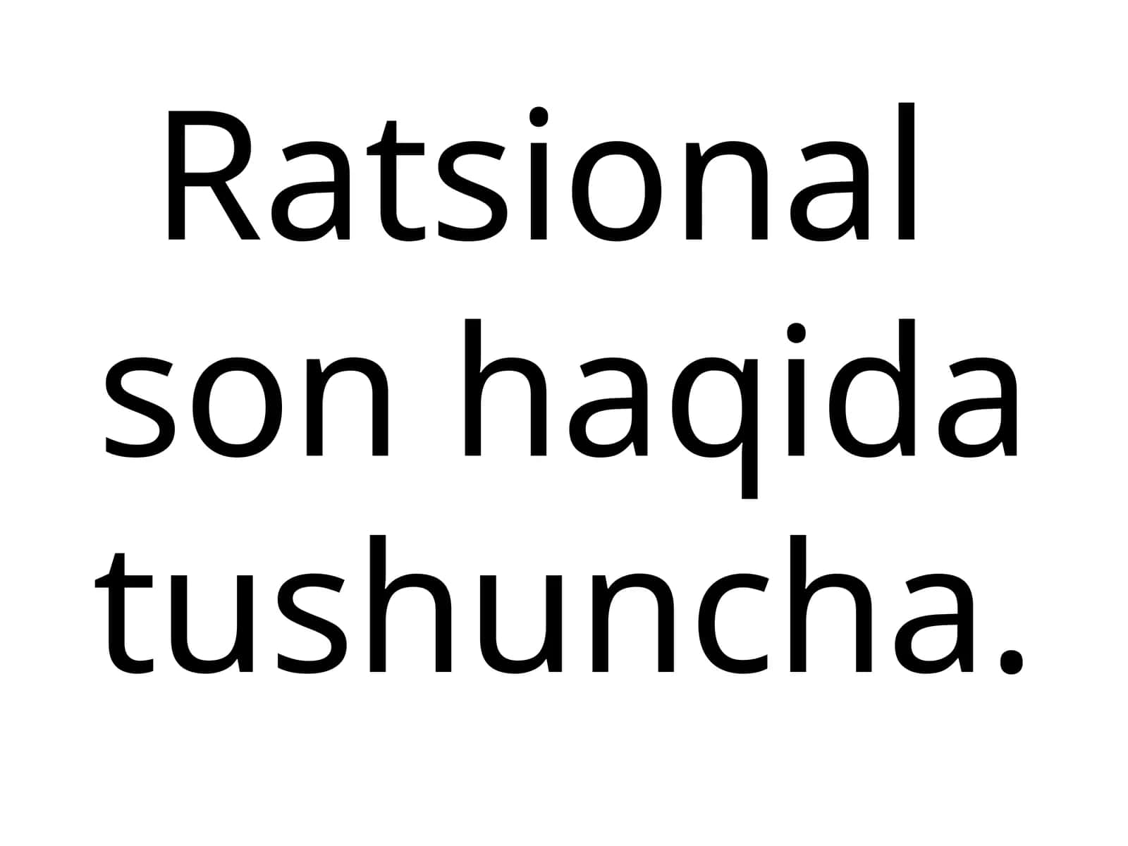 6-sinf Matematika dars ishlanma. Ratsional son haqida tushuncha 1