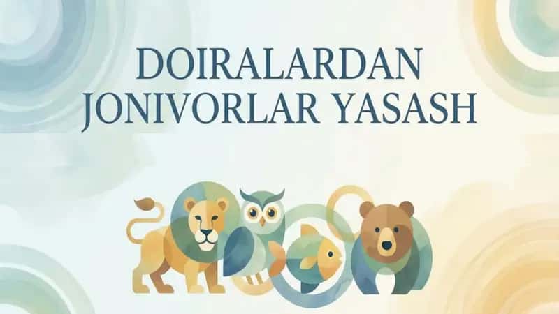 doiralardan jonivorlar yasaymiz 1