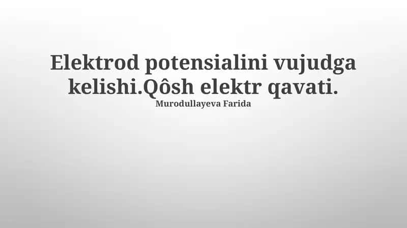 Standart Elektrod Potensiallari 1